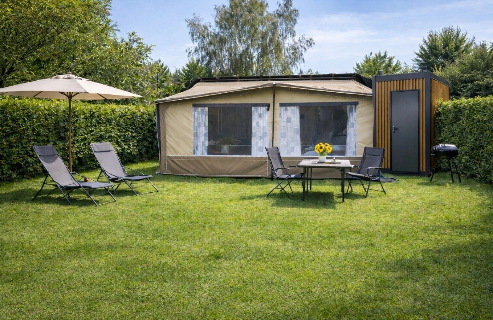 Comfortplaats met privesanitair